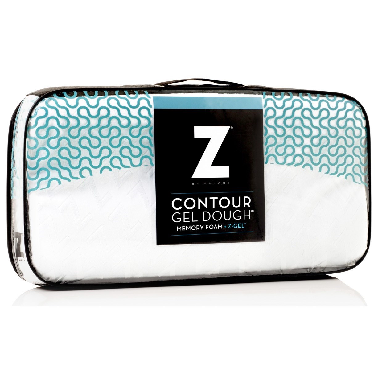 Malouf Contour Gel Dough and Z Gel ZZTRLPLC Travel Contour Gel Dough Z Gel Pillow Beds N Stuff Bedding Travel Pillow
